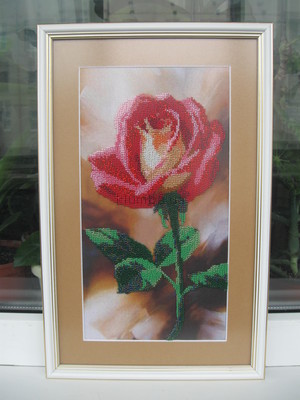 Картина Роза бисером