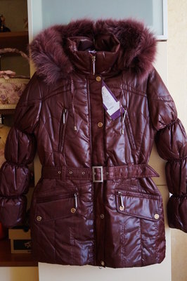 Зимнее пальто, пуховик, куртка для девочки, новое, опушка-песец, р. 36-42