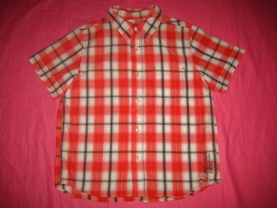 Стильная рубашка на коротком рукаве H&M на 8-9 лет
