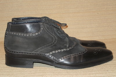Необычайно красивые комбинированные кожаные ботинки - ,броги GioRgio 1958.hand made. Италия. 44 р.