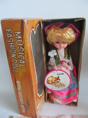 винтажная коллекционная куколка кукла механическая,копилка старинная япония Антикварная