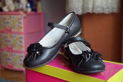 Туфли ортопедические для девочки новые чёрные размер 33,34,35,36