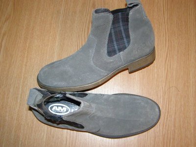 40р - 27,5 см Новые мужские ботинки от AM. Замша, эксклюзив