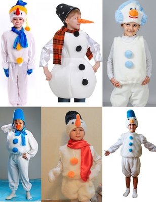 Прокат, продаж костюма сніговик, сніговика, снеговик, сневичок від 2 до 12 років - Позняки