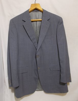 Пиджак светло-серый в полоску тонкая шерсть CANALI Италия 52-54р