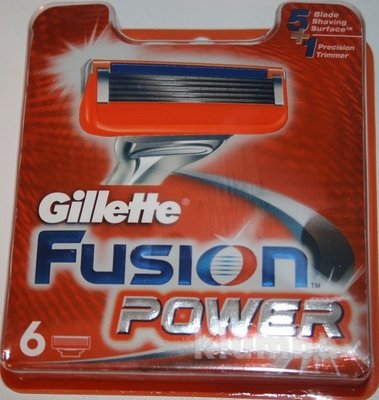 Gillette fusion power оригинал упаковки по 6 и 8 штук, а также 3 и 4 штуки без упаковки, поштучно