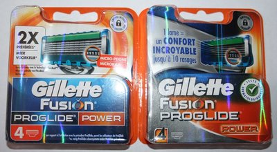 Gillette Fusion proglide Power оригинал Германия 4 штучки в упаковке