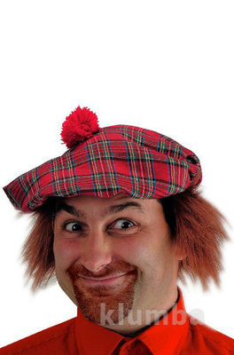 Карнавал Берет шотландский с волосами