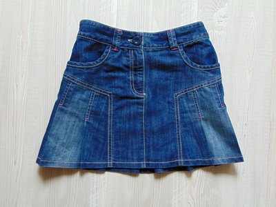 Стильная джинсовая юбка для девочки. Next. Размер 10 лет. Состояние идеальное
