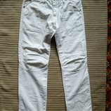 Красивые белоснежные фирменные джинсы-элвуды G-Star Raw. Голландия 33/34