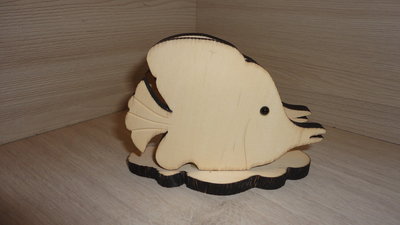Салфетница Рыбка. Подставка из дерева