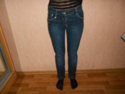 джинсы Bacco 24-25 размера, узкие, синие, новые, сток с Италии