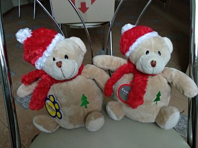 Супермягкий мишка в красивом комплекте медведь мягкая игрушка Святой Николай Новый год