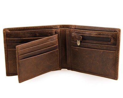 Классический кожаный кошелек портмоне, бумажник 8054B