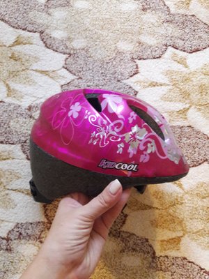 Шлем детский розовый