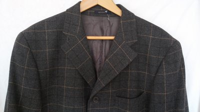 пиджак Seventy удлиненный на подкладке, серый, шерсть, М-L