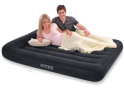 Двуспальная надувная кровать с Подголовником INTEX 66769 152Х203Х30 23 См. 