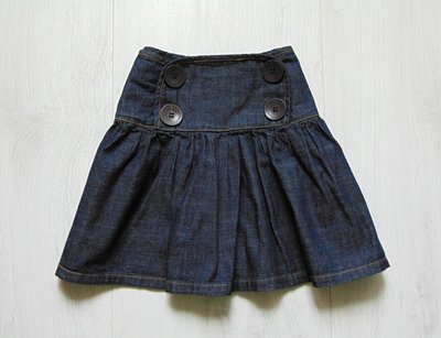 Стильная джинсовая юбка для девочки. Сбоку на молнии. Teen Girls. Размер 12-13 лет. Состояние новой