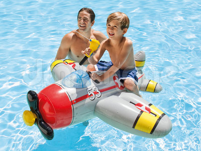 Надувная игрушка-плотик Самолет для игр на воде Intex 57537