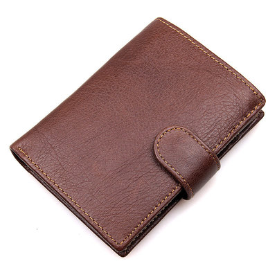 Кожаный мужской кошелек, пормоне, бумажник, купюрница R-8129C