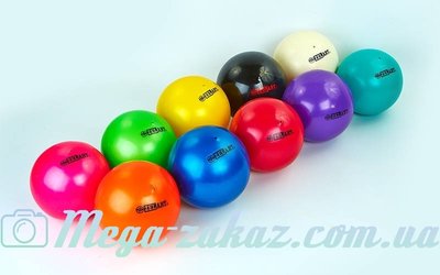 Мяч для художественной гимнастики 20см мяч гимнастический 4497, 10 цветов 20см, 400 грамм