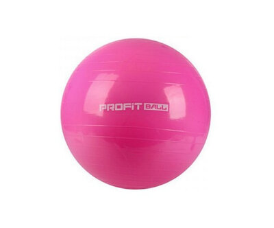 М'яч для фітнесу PROFIT BALL рожевий, 75см