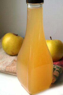 Домашний натуральный яблочный уксус на мёде для похудения. Бездрожжевой.