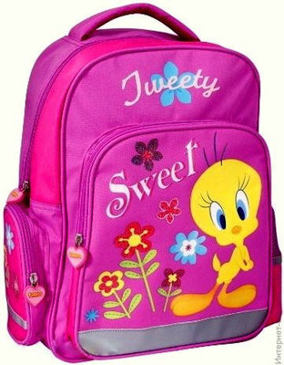 Ортопедический школьный рюкзак для девочки Твитти