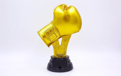 Награда спортивная Бокс статуэтка наградная боксерские перчатки C-1258-C5 21х14х8см