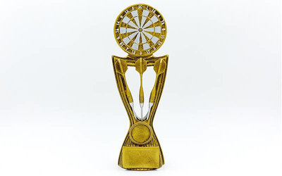 Награда спортивная Дартс статуэтка наградная дартс C-3338-B 22,5х9х4см