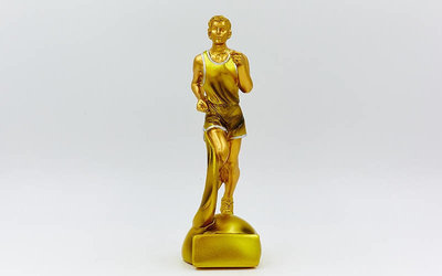 Награда спортивная Легкая атлетика статуэтка наградная каратист C-4599-B5 20х7х7см