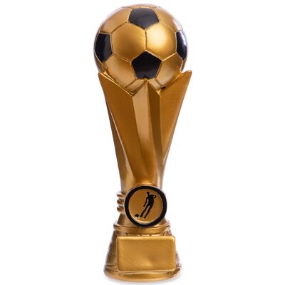 Награда спортивная Футбол статуэтка наградная футбольный мяч золотой C-2043-A5 19х7х6см