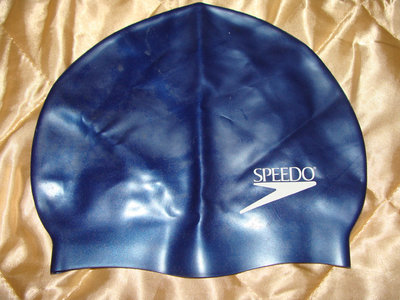 шапочка плавательная Speedo оригинал латекс синяя идеал