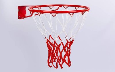 Сетка баскетбольная 5643 сетка для баскетбольного кольца полиэстер, в комплекте 2 сетки