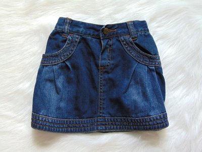 Стильная джинсовая юбка для девочки. Mothercare. Размер 9-12 месяцев. Состояние новой вещи