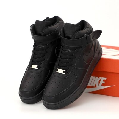 Мужские кроссовки Nike Air Force 1 High. Black