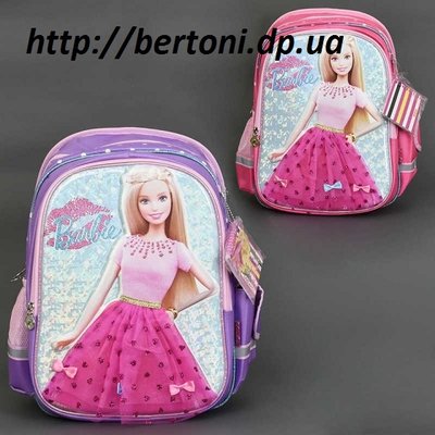 Рюкзак школьный каркасный Барби BB0311/555-499