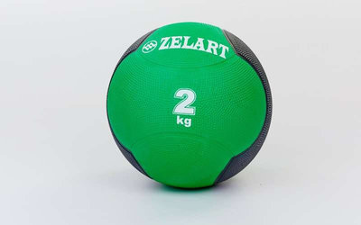 Мяч медицинский медбол 2кг 5121-2 диаметр 19см, вес 2кг