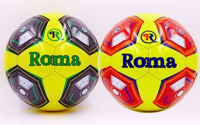 Мяч футбольный 5 Roma 1067 2 цвета, сшит вручную