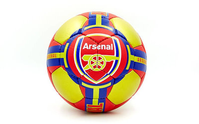 Мяч футбольный 5 гриппи Arsenal 0047-131 PVC, сшит вручную