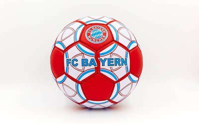 Мяч футбольный 5 гриппи Bayern Munchen 0047-153 PVC, сшит вручную