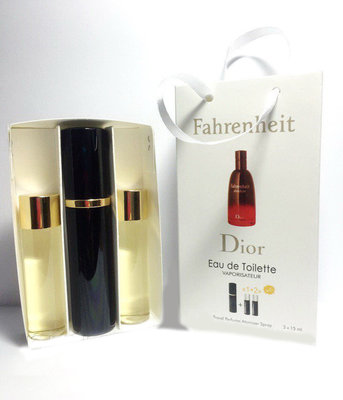 Туалетная вода Christian Dior Fahrenheit Absolute eau de toilette в подарочной упаковке 3х15ml