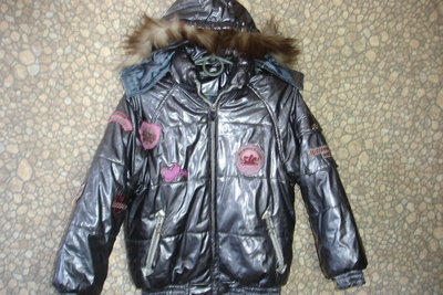Демисезонная куртка с капюшоном MISS GANG 12 лет
