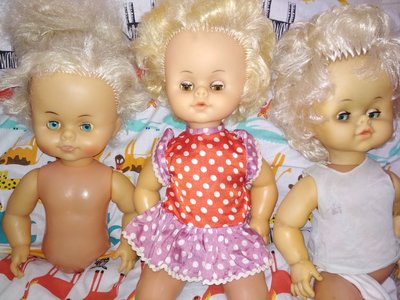 Цена за 3.Sebino Кукла винтажная коллекционная куколка Днепроетровск,дзи,италия ссср на реставрацию