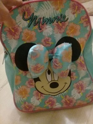 Детский рюкзак для девочки Минни Маус. Большой бант