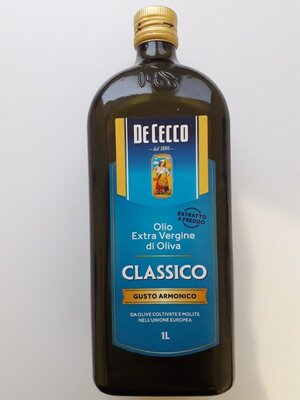 Итальянское оливковое масло De Cecco Classico extra virgine 1л
