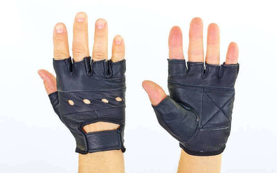 Перчатки спортивные многоцелевые перчатки атлетические 0004 кожа полиэстер, размер S-XXL