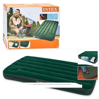 Intex Матрас надувной туристический Downy Bed Twin . Intex 66927