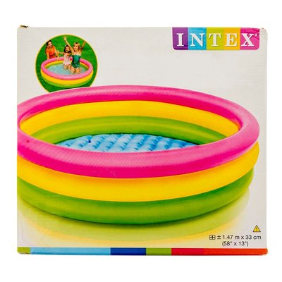 Детский надувной бассейн «Красочный» Intex