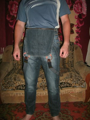 джинсы комбинезон хлопок